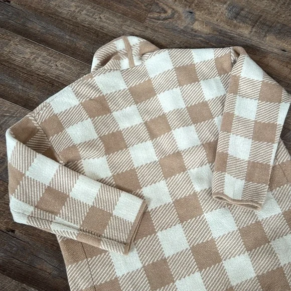 Madewell Minetta Sweater Coat in Buffalo Check - Picture 9 of 9